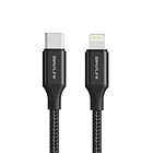 Cable de carga y datos USB-C a Lightning 27W 1M 1