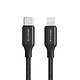 Cable de carga y datos USB-C a Lightning 27W 1M