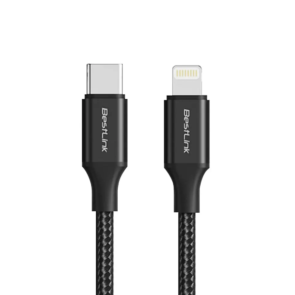 Cable de carga y datos USB-C a Lightning 27W 1M 1