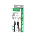 Cable de carga y datos  USB-C a USB-C 100W Trenzado 2