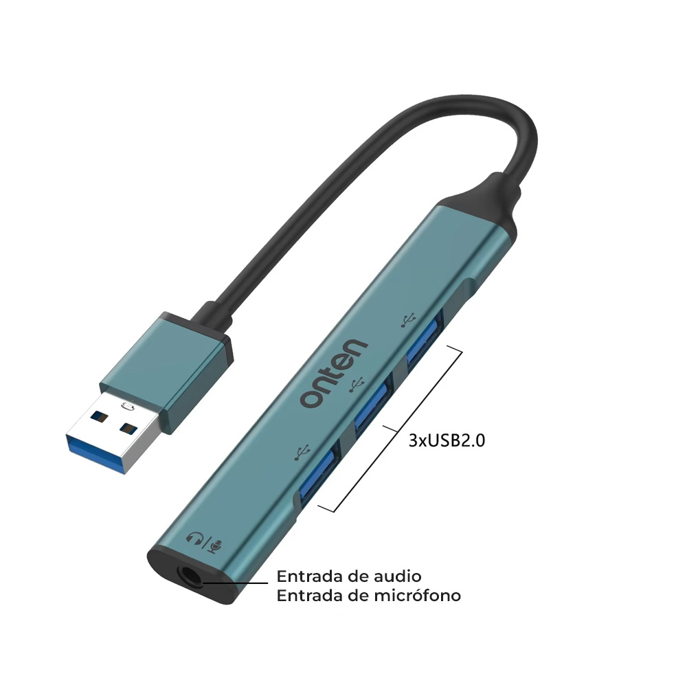 Adaptador de Audio USB 3.0 3 USB