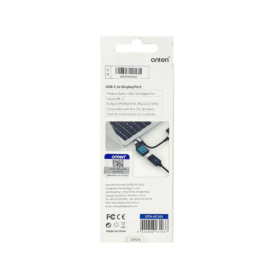 Adaptador compacto USB-C a DP 8K@60HZ  5