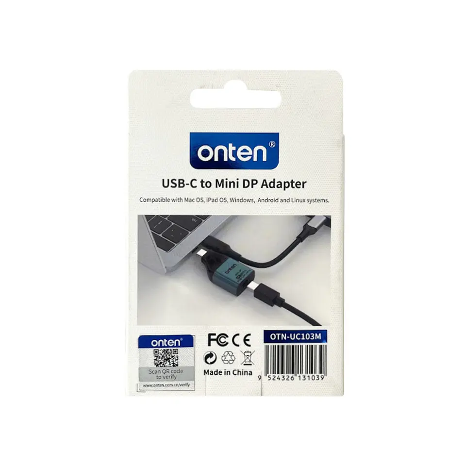 Adaptador compacto USB-C  a MINI DP 8K@60HZ  6