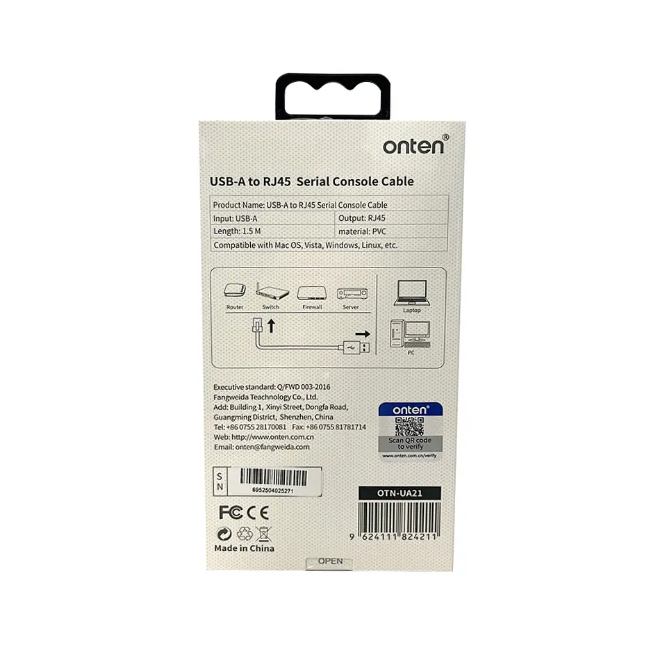 Cable USB-C para consola RJ45 serial grado industrial  3