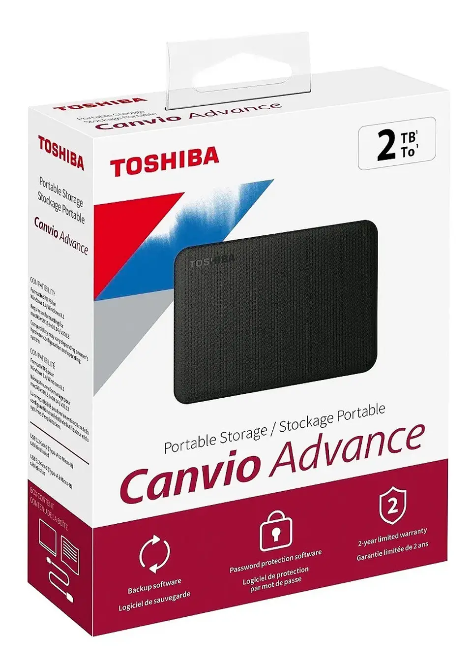 2TB Disco duro Externo ADVANCE TOSHIBA 4