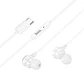 Audífono USB-C con cable M116 hoco Blanco  - Miniatura 2