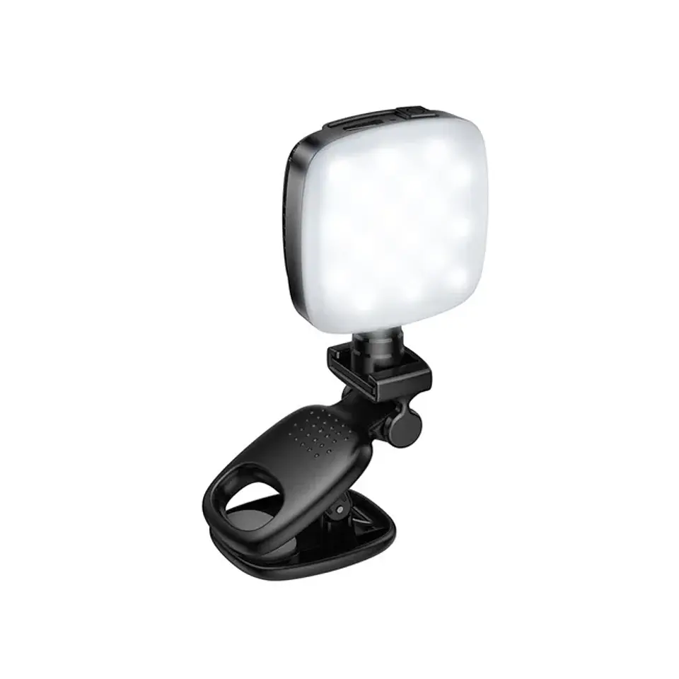 Lámpara para Celulares Hoco K28 LED Clip-On Streaming Recargable 1