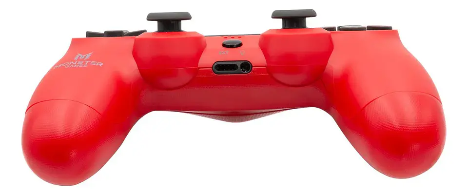 Control joystick inalámbrico Monster Games Double shock PS4 ROJO  2