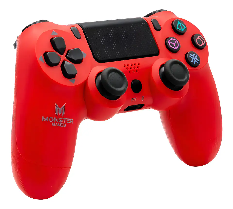 Control joystick inalámbrico Monster Games Double shock PS4 ROJO  1