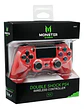 Control joystick inalámbrico Monster Games Double shock PS4 ROJO  - Miniatura 4