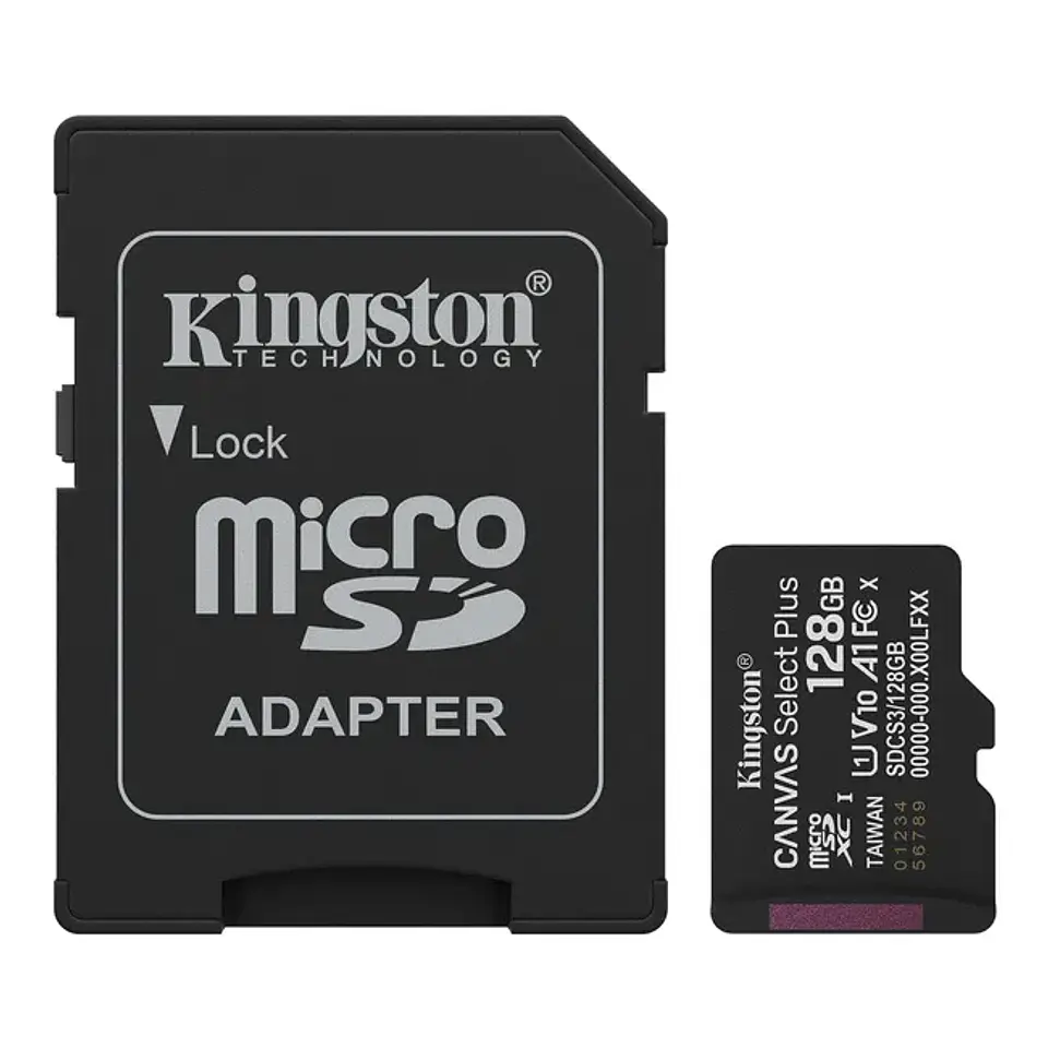Memoria Microsd Kingston 128GB A1 150mbps 3