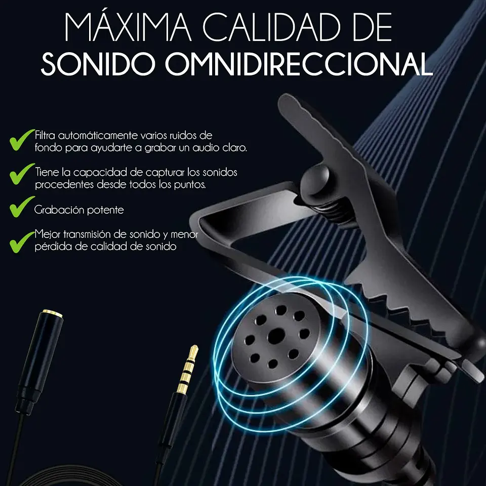 Microfono de solapa lavalier FIFINE C2  7