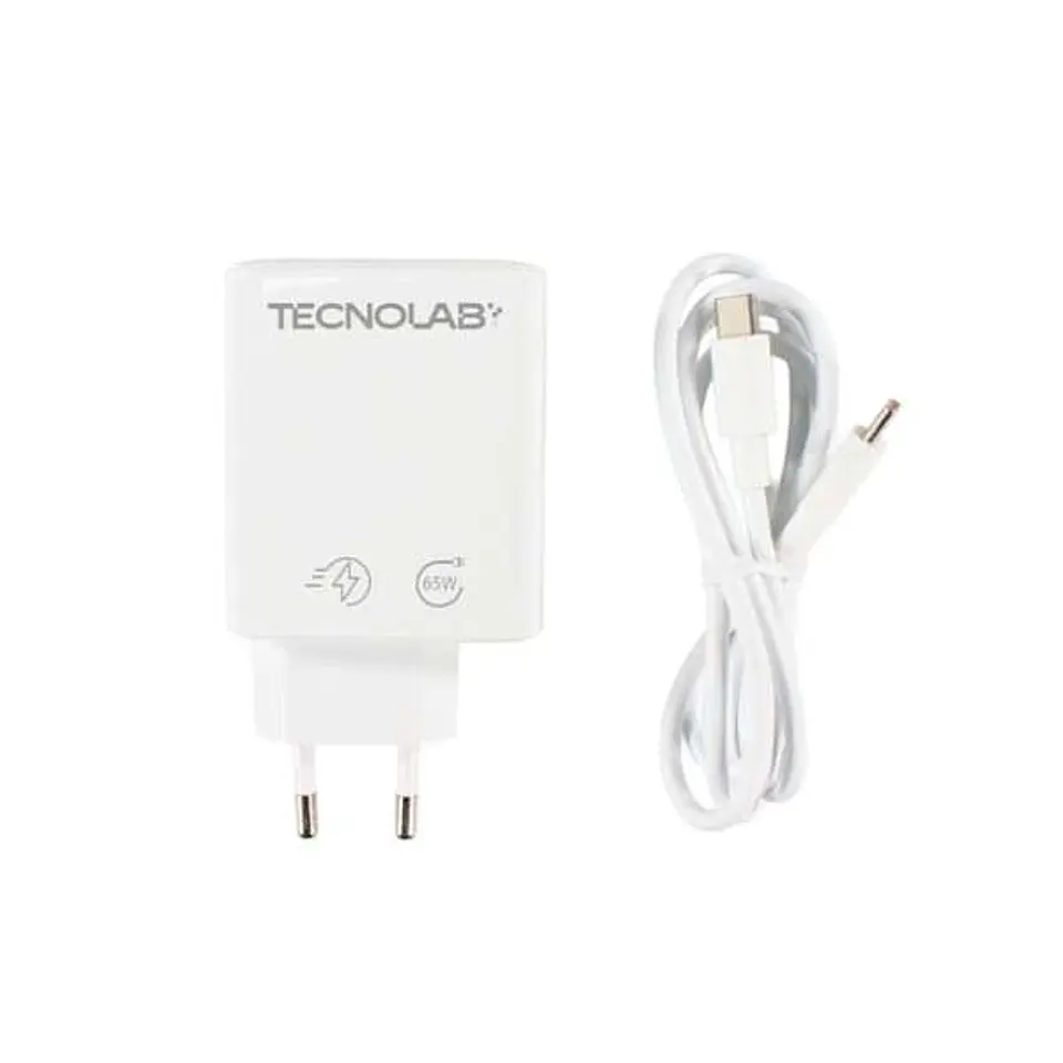Cargador ultra rápido 65W USB-C a C + 1USB 3.0 con cable  4