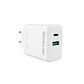 Cargador de pared USB-C a C + 1USB 3.0 45W con cable - Miniatura 2