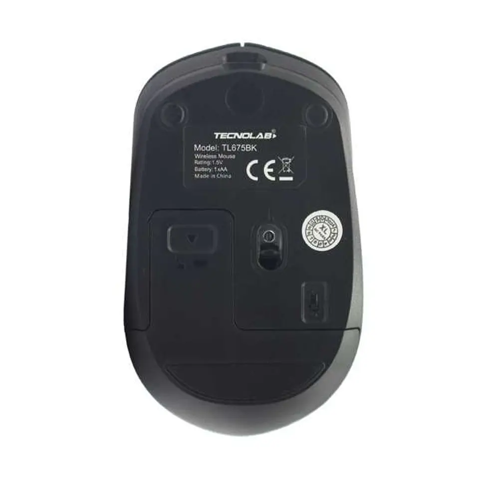 Mouse inalambrico 2.4G+BT BK carga tipo C  2
