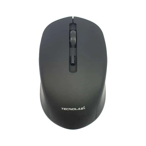 Mouse inalambrico 2.4G+BT BK carga tipo C 