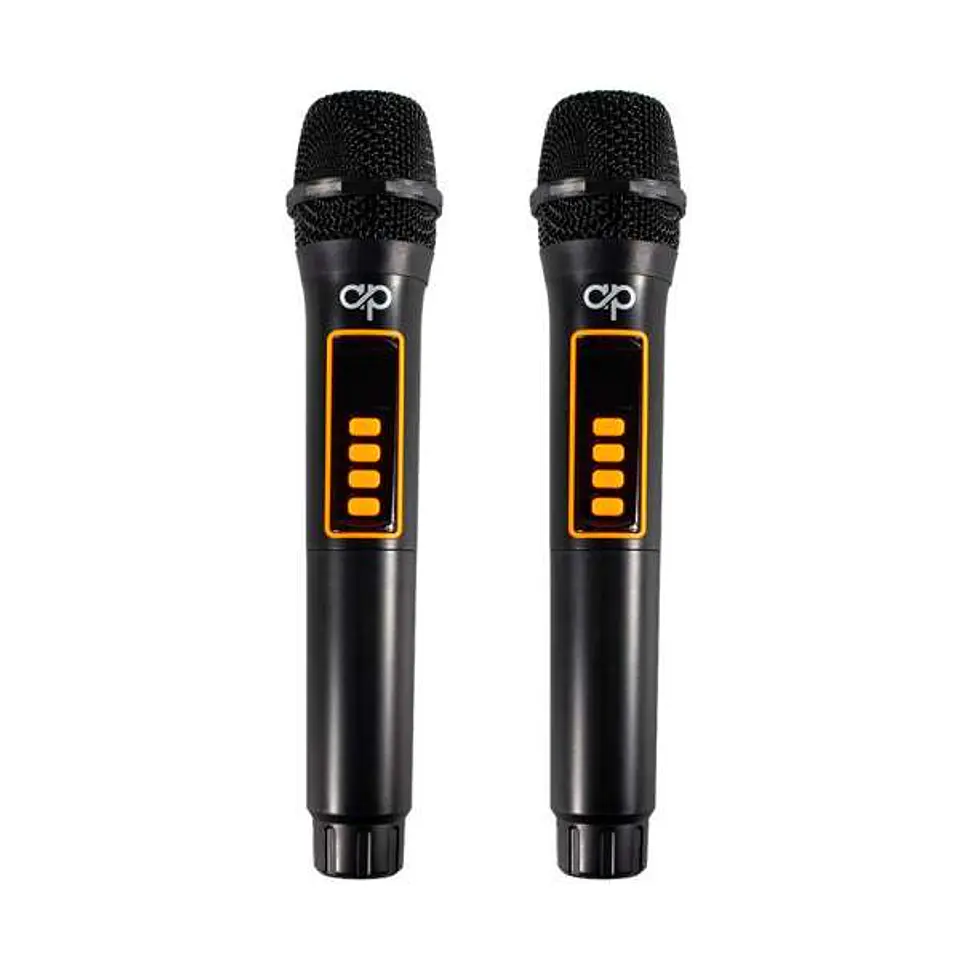 PAR DE MICROFONOS AUDIOPRO INALAMBRICO 2,4 G. CARGA TIPO C. AUTONOMIA DE 12 HRS. 1