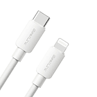 Cable de carga y datos USB-C a LIGHTNING blanco 27W PVC 1 metro  1