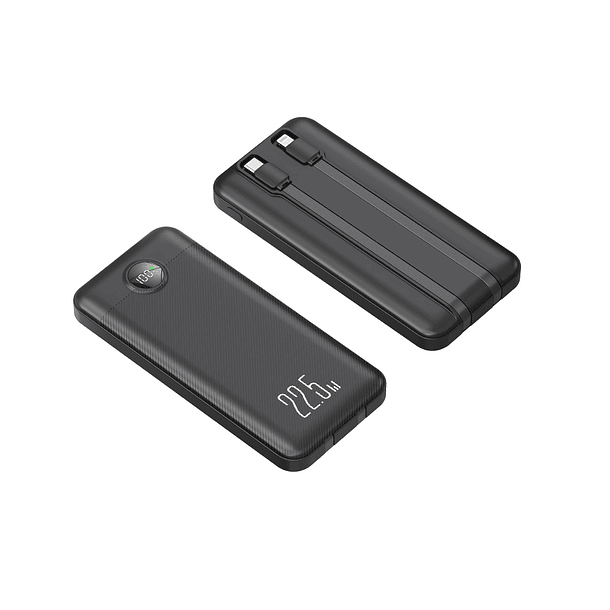Powerbank 10.000 mah 22.5w incluye dos cables iphone y Usb C DUAL IMPUT 2