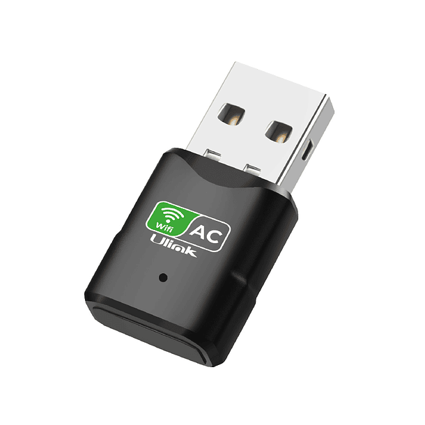 Adaptador Receptor USB Wi-Fi 600mbps 1
