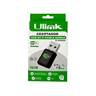 Adaptador Receptor USB Wi-Fi 600mbps 3