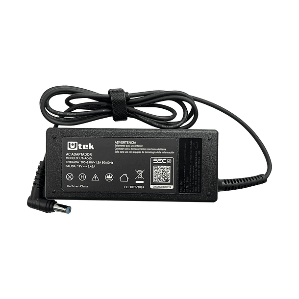 Cargador de notebook ACER 19v 3.42A 5.5 x1.7mm 65W  3
