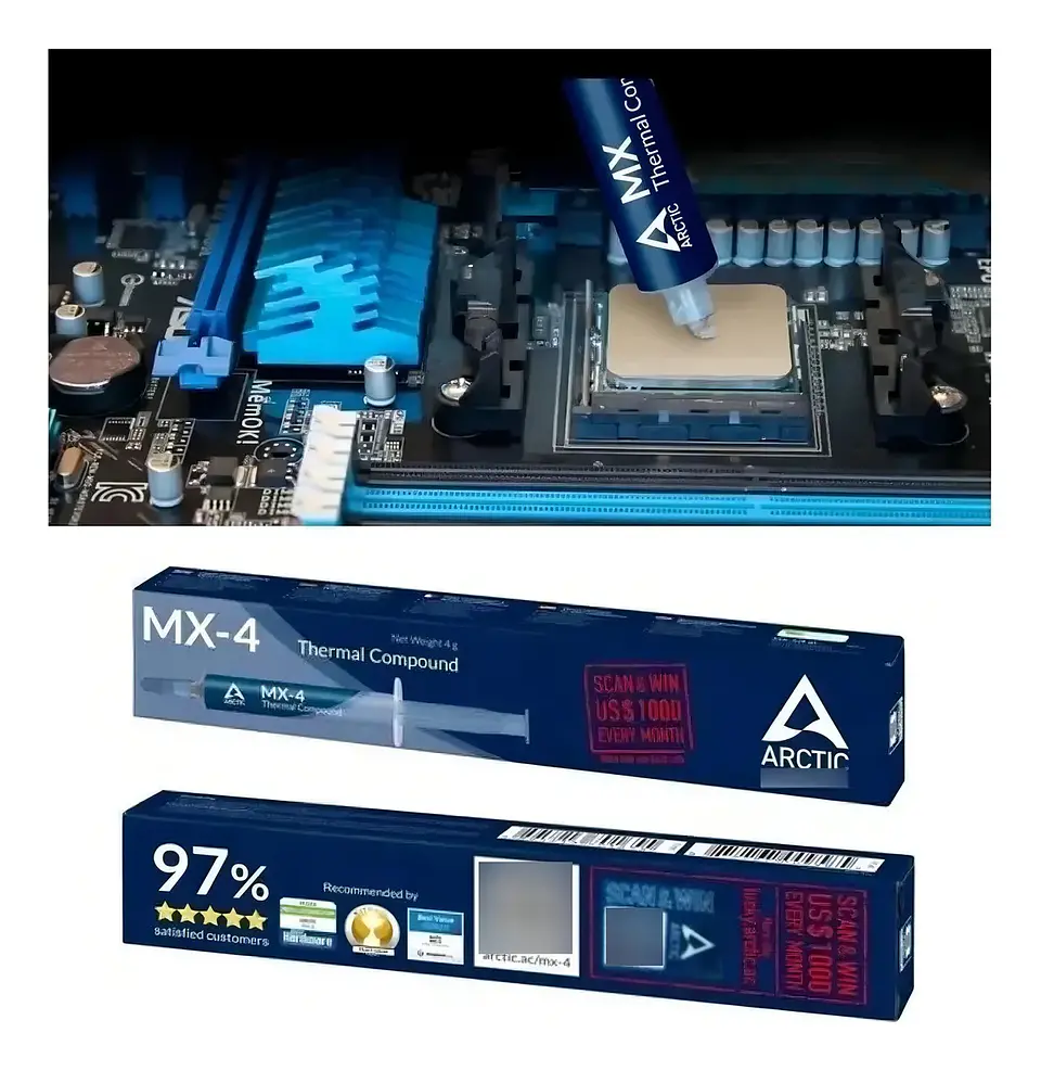 Pasta Térmica Arctic Mx-4 4 Gramos 5