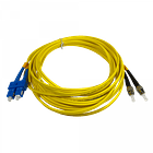 5mt ST/UPC-SC/UPC MonoModo SM Duplex Jumper Cable Fibra 9/125um 3mm  2