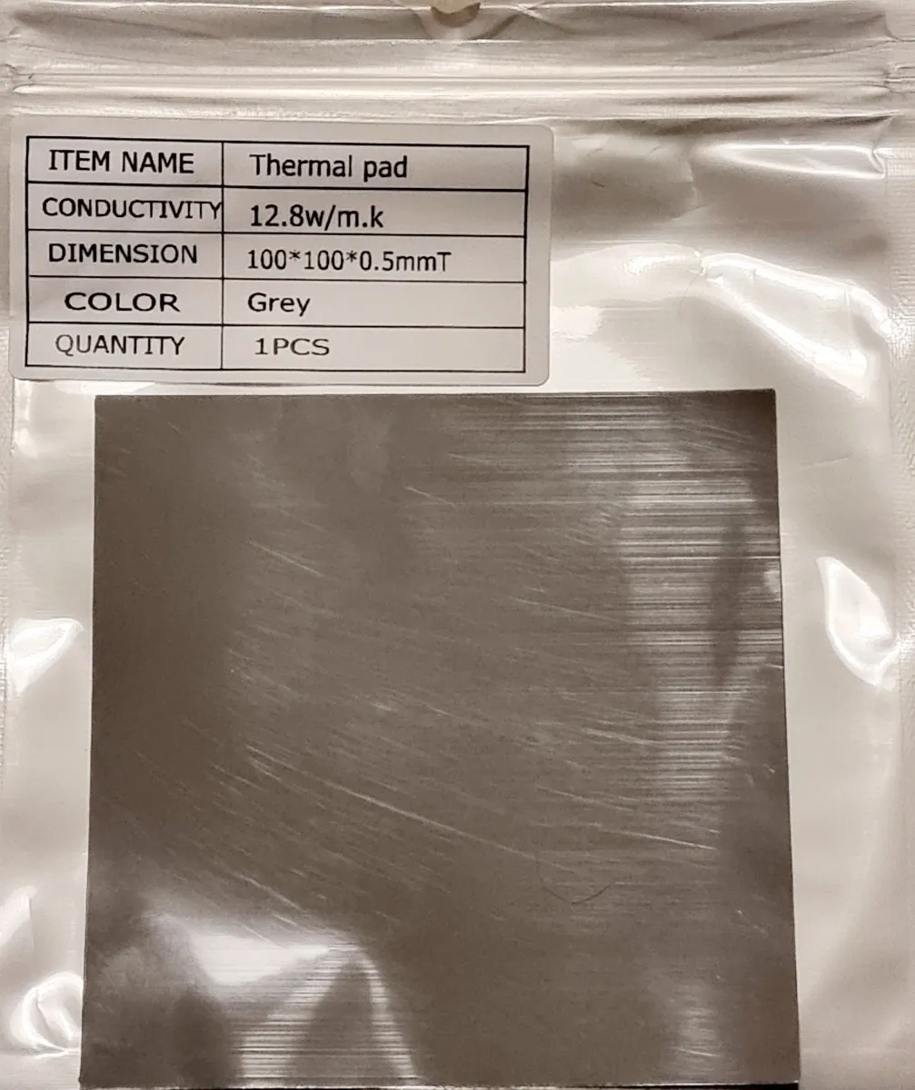 Adhesivo térmico Thermal Pad Vga Gpu Xbox de 100 x 100 x 0,5 mm, color