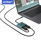 Adaptador USB-C a Doble DisplayPort 4K 3
