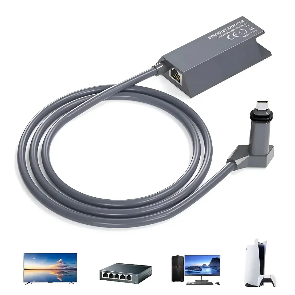 Adaptador de red 1000 Mbps para STARLINK con cable V2 2