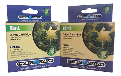Pack tinta impresoras HP 664XL 18ML Negro/Color Pacific color 