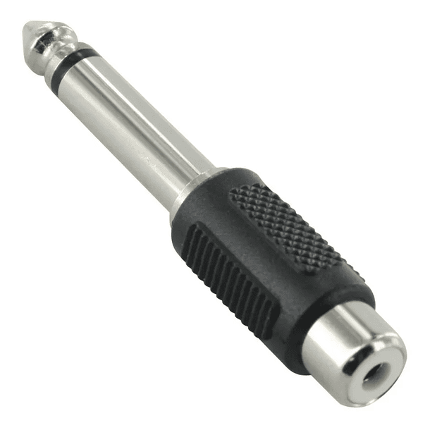 Adaptador de audio RCA Hembra a 6.35 Macho Tecnolab 