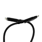 Cable colgante antirobo para celular Tipo c a Lightning 60W negro - Miniatura 4