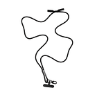 Cable colgante antirobo para celular Tipo c a Lightning 60W negro 6