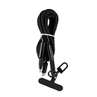 Cable colgante antirobo para celular Tipo c a tipo c 60W Negro  1