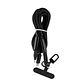 Cable colgante antirobo para celular Tipo c a tipo c 60W Negro  - Miniatura 1