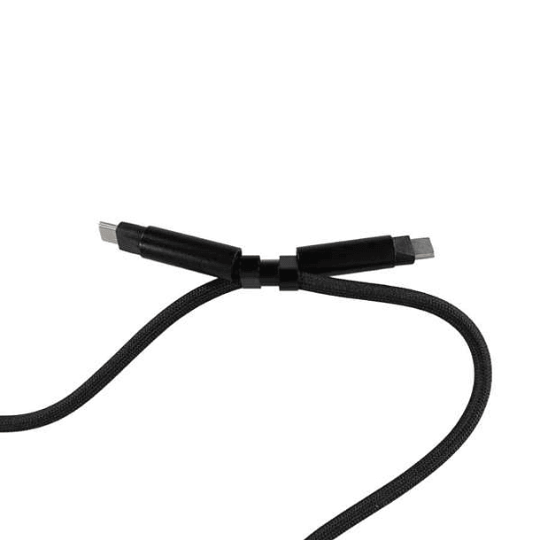 Cable colgante antirobo para celular Tipo c a tipo c 60W Negro  3