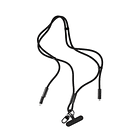 Cable colgante antirobo para celular Tipo c a tipo c 60W Negro  5