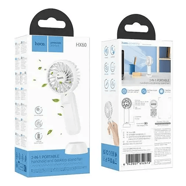 Mini ventilador recargable Hoco HX60  5