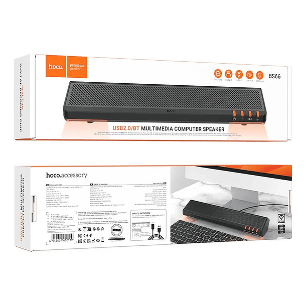 Barra de sonido HOCO BS66 para PC  4