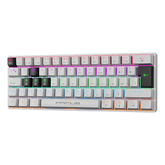 Teclado Mecanico Primus Ballista 61T 60% Blanco 