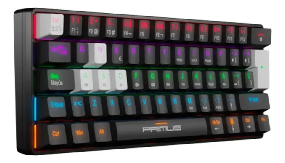 Teclado Mecanico Primus Ballista 61T 60% Negro  3
