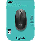 Mouse Inalambrico Logitech M190 gris 3