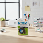 Etiqueta Plastica Dymo Blanca - 12mm X 4m Color Blanco  2