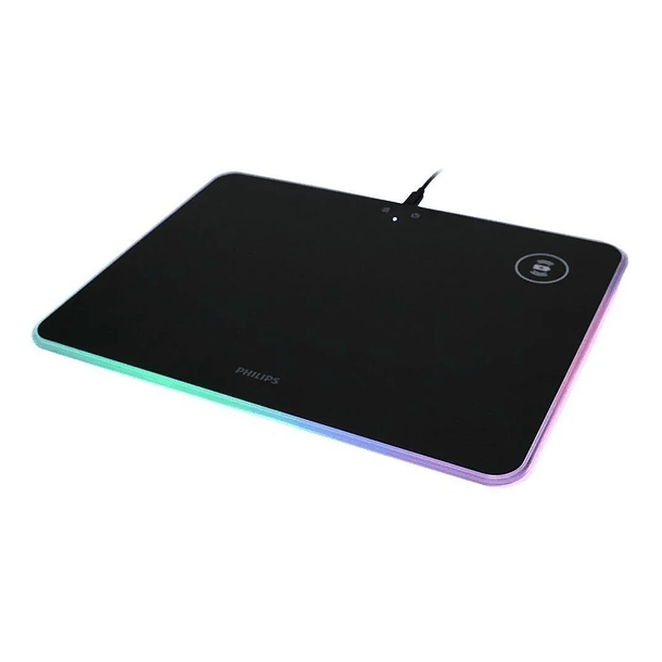 Mousepad gamer PHILIPS con cargador inalambrico  2