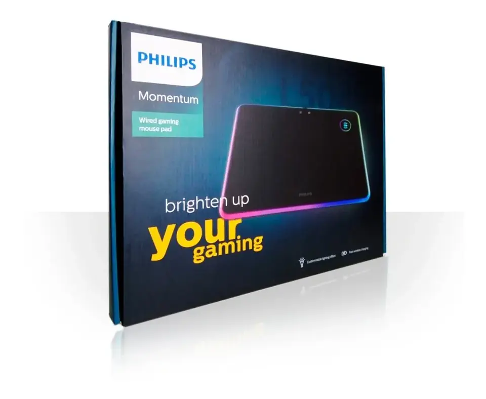 Mousepad gamer PHILIPS con cargador inalambrico  4