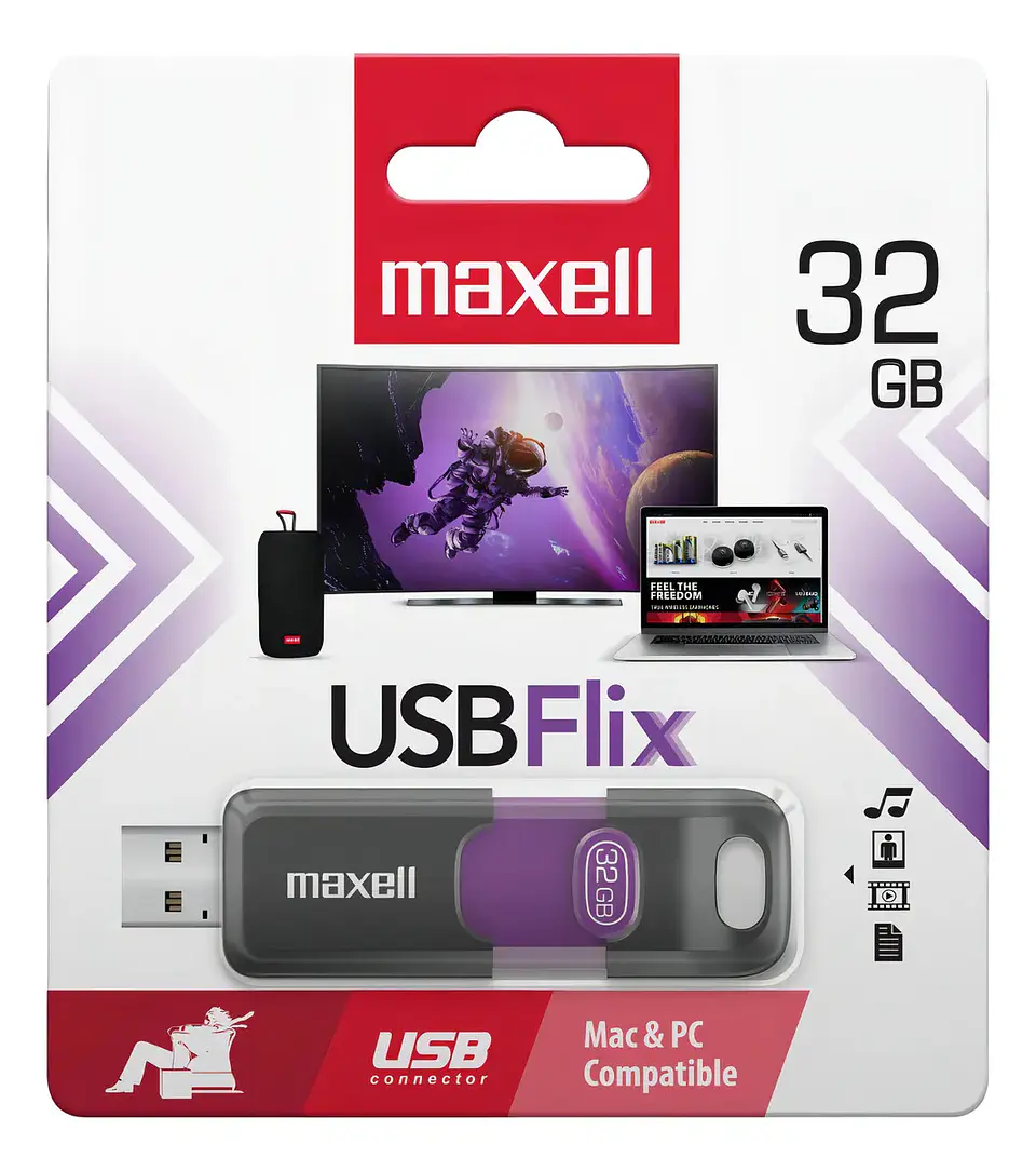 Pendrive Maxell Flix 32GB  3