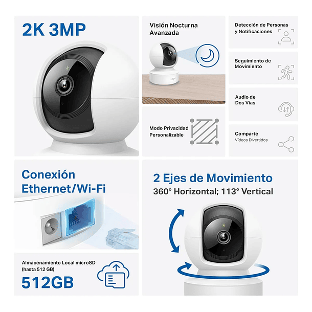 Camara de seguridad TAPO C200 1080P FULL HD  4