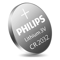 Pila alcalina PHILIPS CR2032 3V 